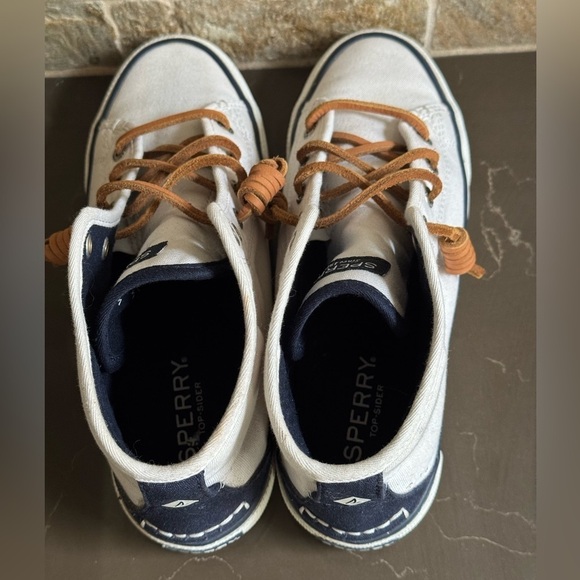 Sperry Women's Crest High Top Textile Sneakers Size 5 - Picture 5 of 13